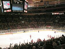 the rangers at madison square garden