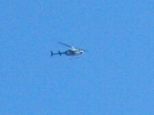 closeup of one of the helicopters