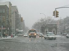 looking north on allen and delancey