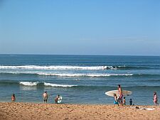 the surf at Haleiwa