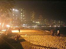 a new year, and a midnight walk on the beach