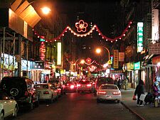 chinatown at night