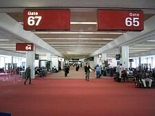 the gates at SFO